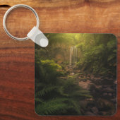 Porte-clés Forêt | Cascade Sunlight Highlights (Recto)