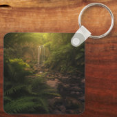 Porte-clés Forêt | Cascade Sunlight Highlights (Verso)