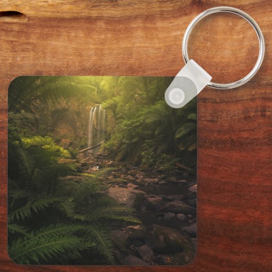 Porte-clés Forêt | Cascade Sunlight Highlights (Verso)