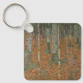 Porte-clés Forêt de bouleaux par Gustav Klimt, Art Nouveau vi (Recto)