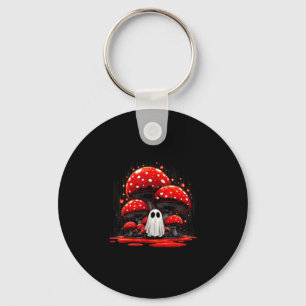 Porte-clés Forêt de champignons effrayants cottagecore fantôm