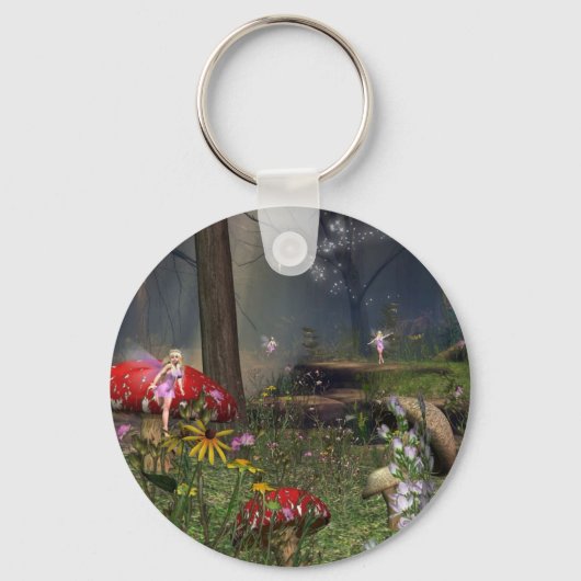 Porte-clés Forêt de fées (Recto)