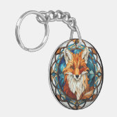 Porte-clés Forêt de verre doux renard (Devant gauche)