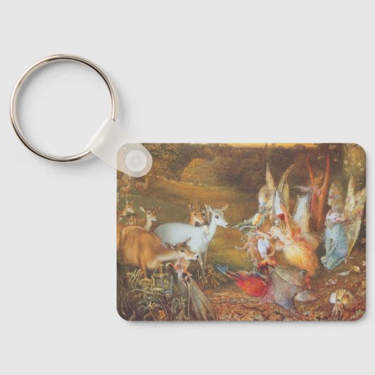 Porte-clés Forêt enchantée par l'artiste John Anster Fitzgera (Verso)
