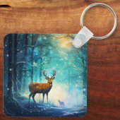 Porte-clés Forêt enneigée magique Art-82109 (Verso)