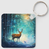 Porte-clés Forêt enneigée magique Art-82109 (Dos)