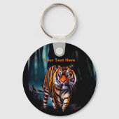Porte-clés Forêt foncée de Tigre brillant (Recto)