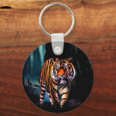 Porte-clés Forêt foncée de Tigre brillant (Verso)