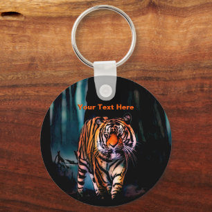 Porte-clés Forêt foncée de Tigre brillant