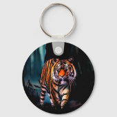Porte-clés Forêt foncée de Tigre brillant (Verso)