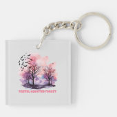 Porte-clés Forêt hôtelière Pastel (Dos)