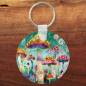 Porte-clés Forêt magique des champignons (Recto)