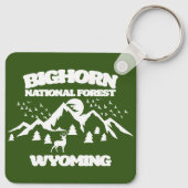 Porte-clés Forêt nationale de Bighorn Wyoming (Dos)