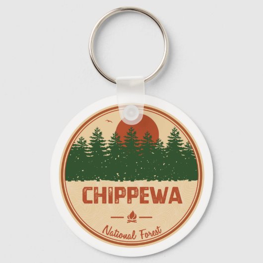 Porte-clés Forêt nationale de Chippewa (Recto)