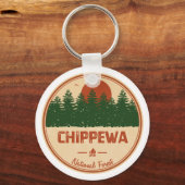 Porte-clés Forêt nationale de Chippewa (Recto)