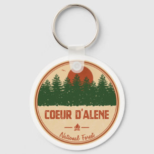 Porte-clés Forêt nationale de Coeur D'Alene
