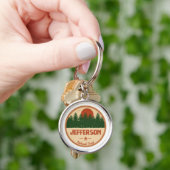 Porte-clés Forêt nationale de Jefferson (main)