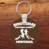 Porte-clés Forêt nationale de Kootenai, Montana (Verso)