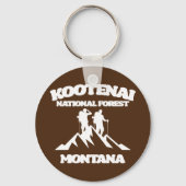 Porte-clés Forêt nationale de Kootenai, Montana (Verso)