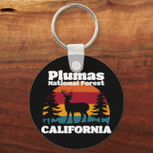 Porte-clés Forêt nationale de Plumas Californie (Recto)