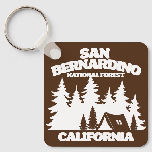 Porte-clés Forêt nationale de San Bernardino (Recto)