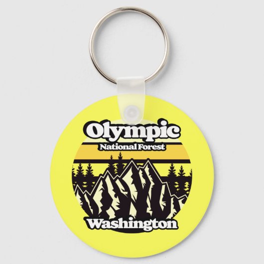 Porte-clés Forêt nationale olympique, Washington (Recto)