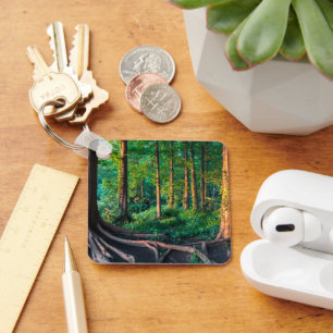 Porte-clés Forêt Végétation et forêt