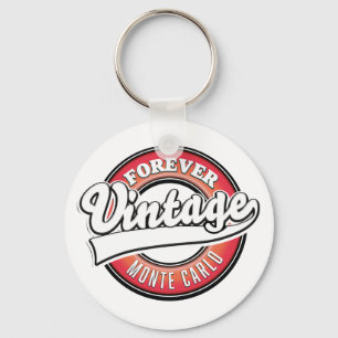 Porte-clés forever vintage monte carlo logo