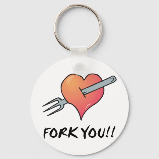 Porte-clés fork you (Recto)