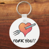 Porte-clés fork you (Recto)