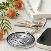 Porte-clés Formateur personnel classique Porte - clés promoti (Devant droit)