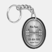 Porte-clés Formateur personnel classique Porte - clés promoti (Devant gauche)