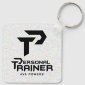 Porte-clés Formateur personnel personnalisé (Dos)