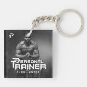 Porte-clés Formateur personnel personnalisé (Dos)