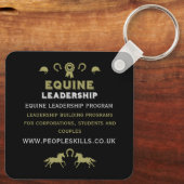 Porte-clés Formation au leadership équin (Verso)