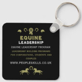 Porte-clés Formation au leadership équin (Dos)