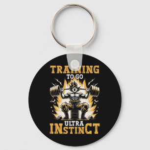 Porte-clés Formation Pour Aller Ultra Instinct Gym Poids Bo