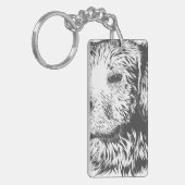 Porte-clés Forme : Rectangle (double face) (Devant gauche)