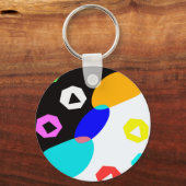 Porte-clés Formes colorées (Recto)