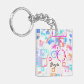 Porte-clés Formes géométriques Abstraites (Devant gauche)