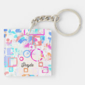 Porte-clés Formes géométriques Abstraites (Dos)