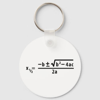 Porte-clés formule quadratique