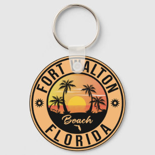 Porte-clés Fort Walton Florida Souvenir Vintage voyage