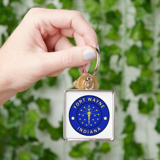Porte-clés Fort Wayne Indiana (main)
