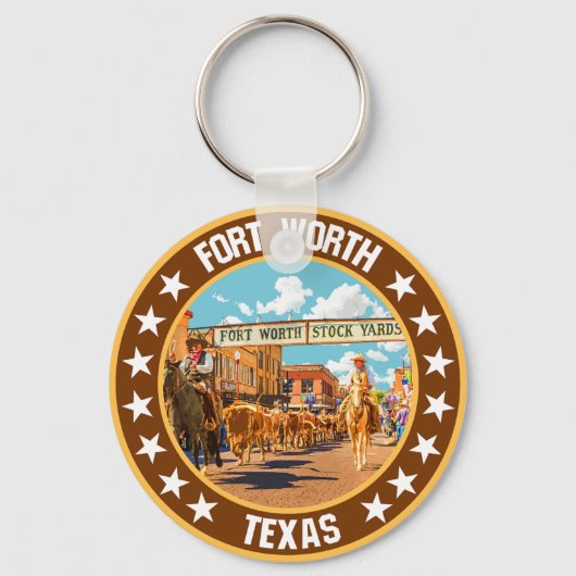 Porte-clés Fort Worth (Recto)