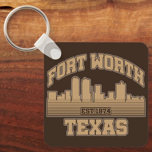 Porte-clés Fort Worth, Texas (Recto)