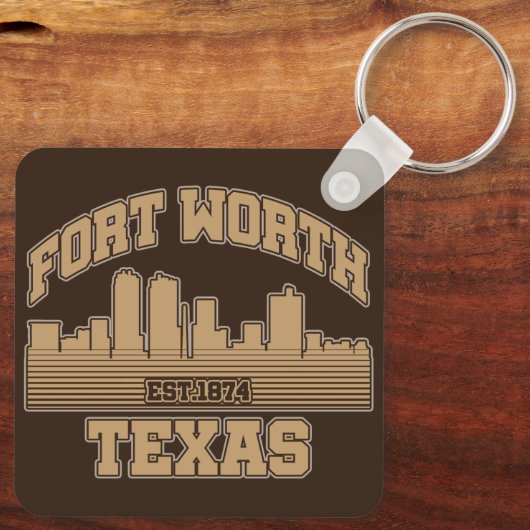Porte-clés Fort Worth, Texas (Verso)