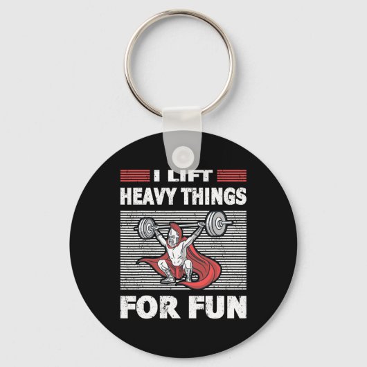 Porte-clés Forte Tenue Lourde Choses Pour La Bodybuilding Amu (Recto)