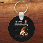 Porte-clés Fortose Intolerant Definition Funny Gnome Coffee (Recto)