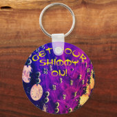 Porte-clés Foulard de danse du ventre avec pièces porte - clé (Recto)